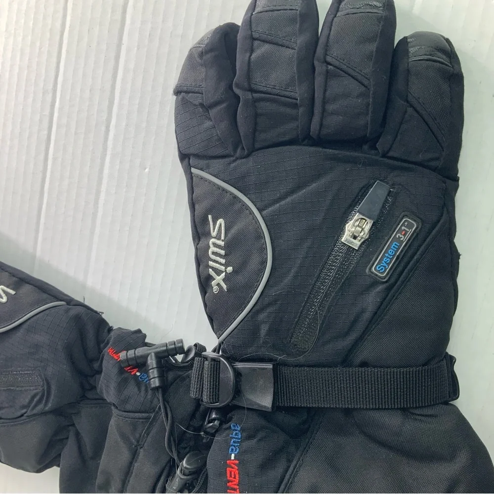 Swix System 3-in-1 Aqua-Vent Waterproof Ski Gloves - Black - Men’s - Picture 3 of 7
